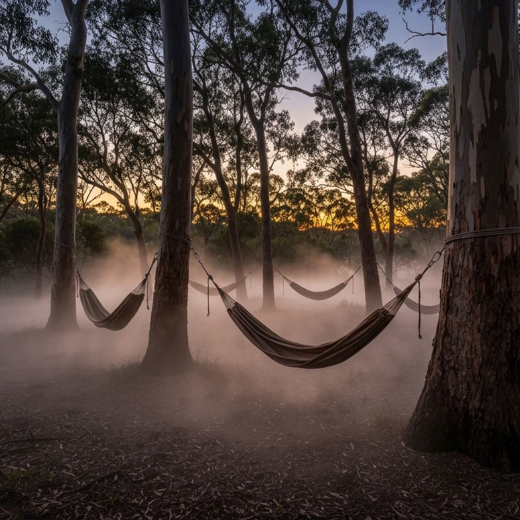 Peaceful forest sanctuary